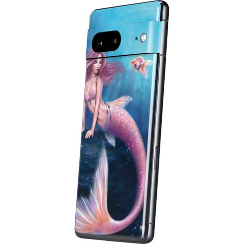 Aurelia Mermaid with Fish by Rachel Anderson Pixel Skins
